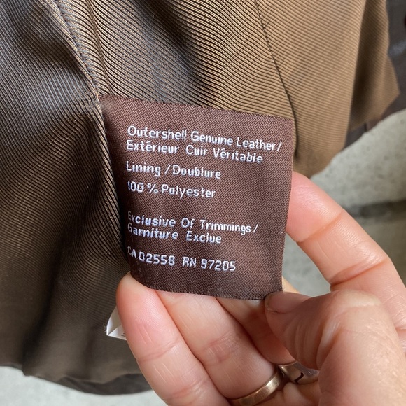 Danier Leather Coffee Brown Jacket - Picture 6 of 8